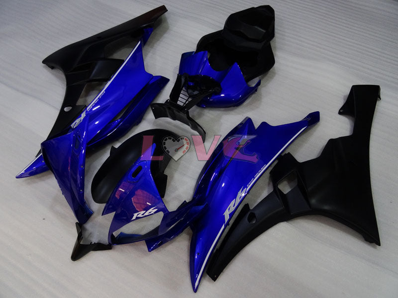 MOTUL - Blue Black Matte Fairings and Bodywork For 2006-2007 YZF-R6 #LF3442