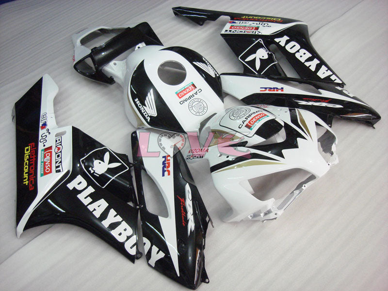 PlayBoy - White Black Fairings and Bodywork For 2004-2005 CBR1000RR #LF7306