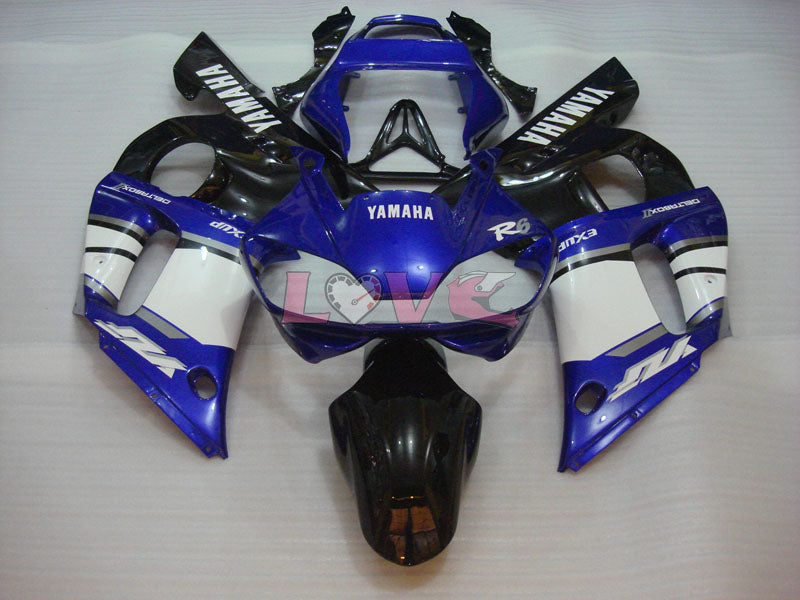 Factory Style - Blue White Fairings and Bodywork For 1998-2002 YZF-R6 #LF3339