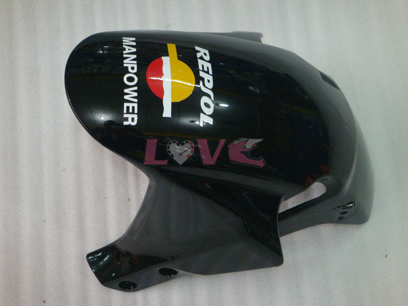 Repsol - Orange Black Fairings and Bodywork For 2005-2006 CBR600RR #LF4422