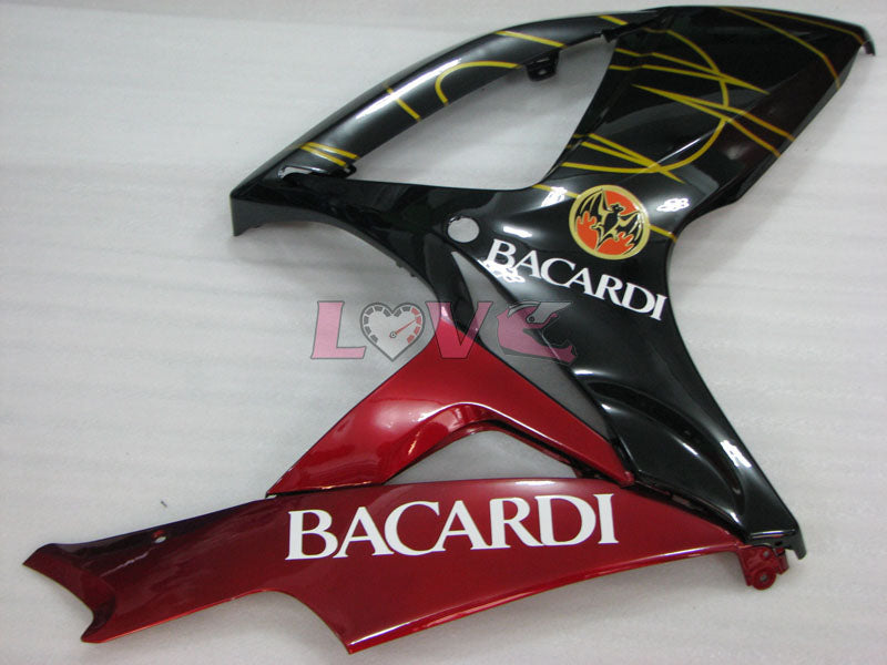 BACARDI - Black Fuchsia Fairings and Bodywork For 2006-2007 GSX-R600 #LF4034