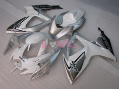 Factory Style - White Silver Fairings and Bodywork For 2006-2007 GSX-R600 #LF4037