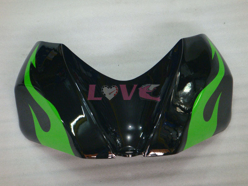 Flame - Green Black Fairings and Bodywork For 2006-2007 GSX-R750 #LF6545