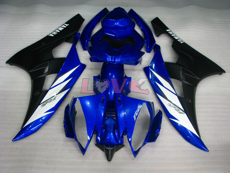 Factory Style - Blue Black Matte Fairings and Bodywork For 2006-2007 YZF-R6 #LF6879