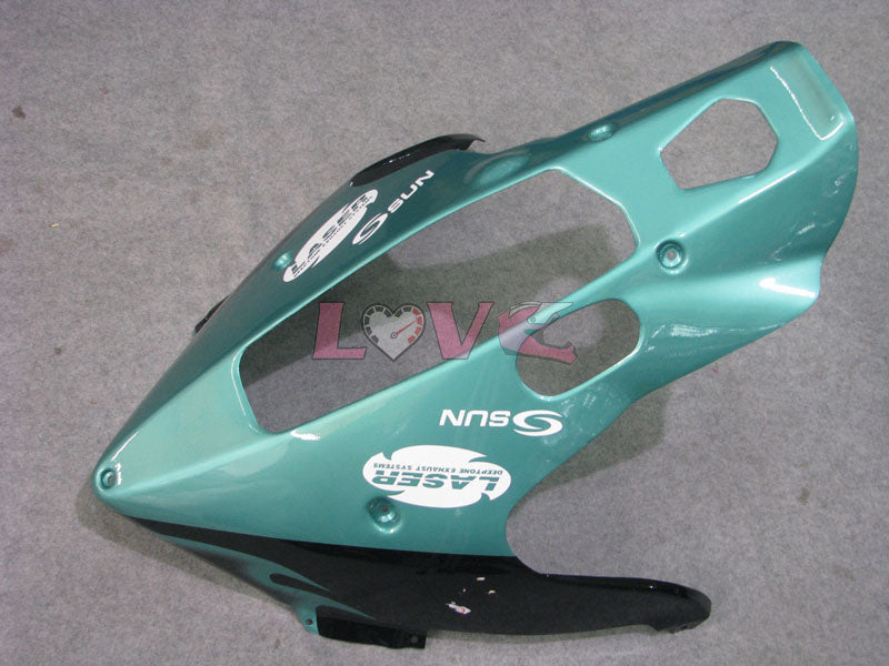 Flame - Cyan Black Fairings and Bodywork For 1997-2007 YZF1000R #LF7908