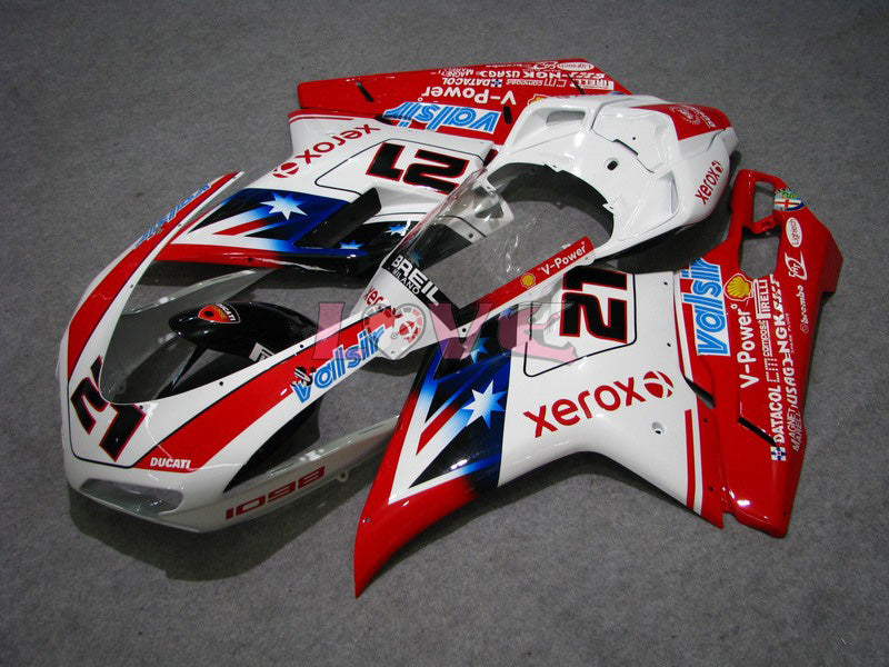 Xerox - Red White Fairings and Bodywork For 2008-2013 848 #LF5617
