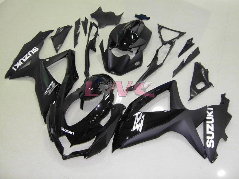 Factory Style - Black Matte Fairings and Bodywork For 2008-2010 GSX-R600 #LF6199