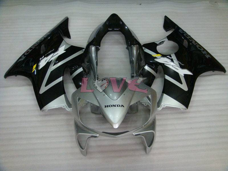 Factory Style - Black Silver Fairings and Bodywork For 2004-2007 CBR600F4i #LF7607
