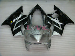 Factory Style - Black Silver Fairings and Bodywork For 2004-2007 CBR600F4i #LF7607