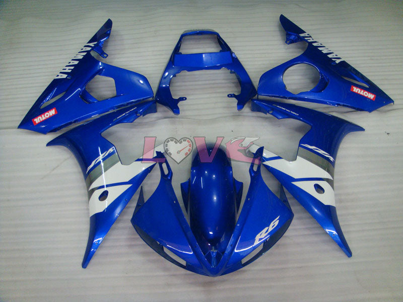 Factory Style - Blue Fairings and Bodywork For 2005 YZF-R6 #LF3518