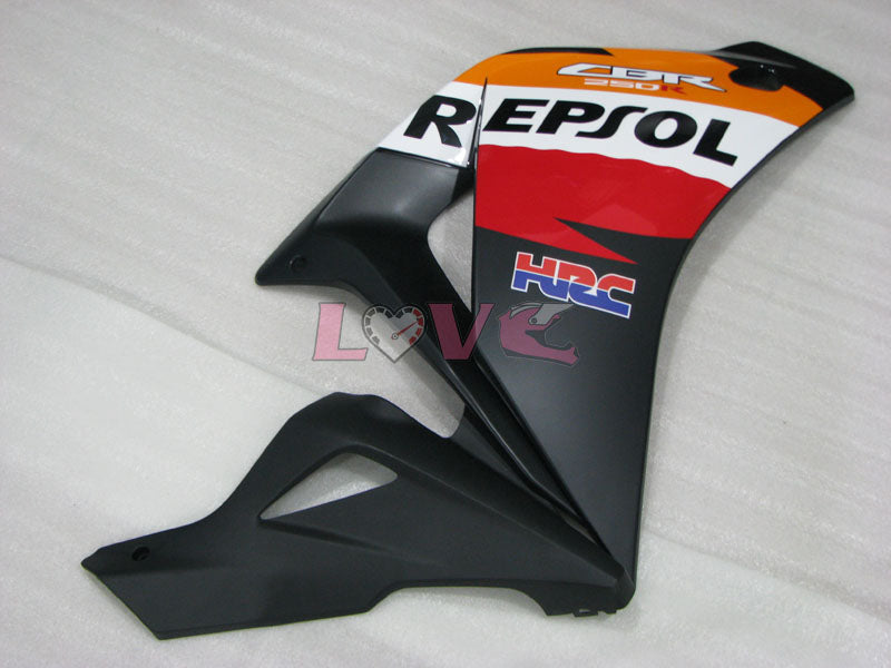 PEPSI - Orange White Black Fairings and Bodywork For 2011-2016 CBR250RR #LF3041