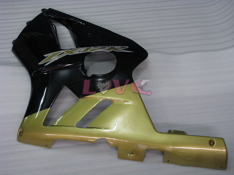 Factory Style - Black Gold Fairings and Bodywork For 2002-2005 NINJA ZX-12R #LF4839