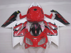 Customize - Red White Black Fairings and Bodywork For 2004-2009 RS125 #LF3084