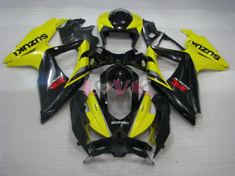 Factory Style - Yellow Black Fairings and Bodywork For 2008-2010 GSX-R600 #LF3974