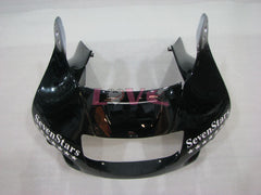 SevenStars - Black Silver Fairings and Bodywork For 1991-1994 CBR600F2 #LF4536