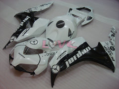 Jordan - White Black Fairings and Bodywork For 2006-2007 CBR1000RR #LF7217