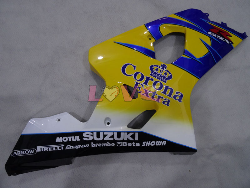 Corona MOTUL - Yellow Blue Fairings and Bodywork For 2004-2005 GSX-R600 #LF4095