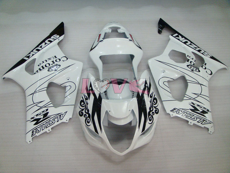 Corona - White Black Fairings and Bodywork For 2003-2004 GSX-R1000 #LF6133