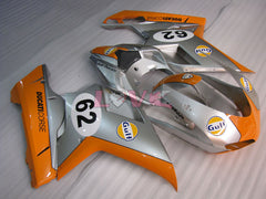 Gulf - Orange Silver Fairings and Bodywork For 2007-2009 1098 #LF3135