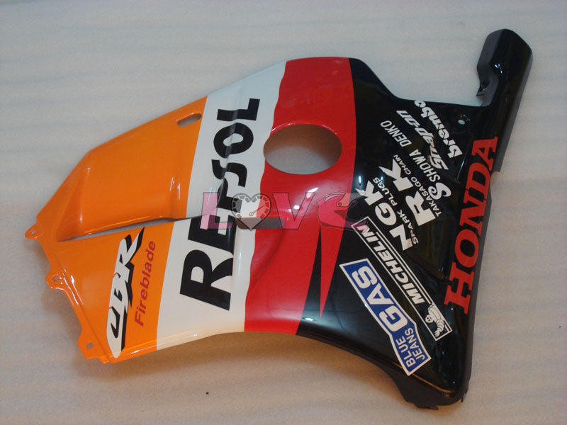 Repsol - Red Orange Fairings and Bodywork For 1990-1994 CBR250RR #LF4978