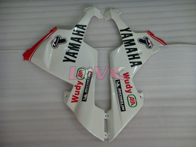 ABARTH - Red White Matte Fairings and Bodywork For 2002-2003 YZF-R1 #LF7044