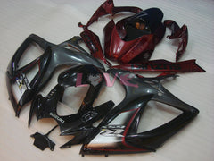 Factory Style - Red Black Fairings and Bodywork For 2006-2007 GSX-R600 #LF6282