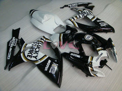 Lucky Strike - White Black Fairings and Bodywork For 2006-2007 GSX-R750 #LF6531