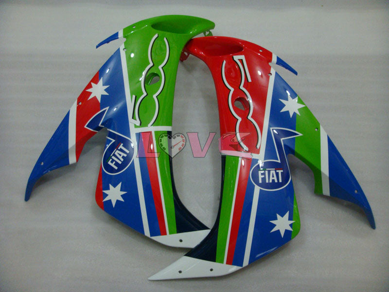 DUNLOP FIAT MOTUL - Multicolour Fairings and Bodywork For 2004-2006 YZF-R1 #LF7006