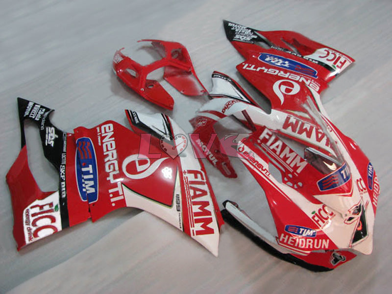 FIAMM - Red White Fairings and Bodywork For 2011-2014 1199 #LF4664