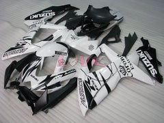 Corona - White Black Fairings and Bodywork For 2008-2010 GSX-R600 #LF3947