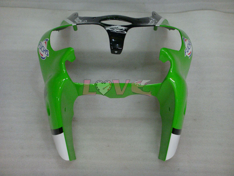West - White Black Fairings and Bodywork For 2000-2002 NINJA ZX-6R #LF6109