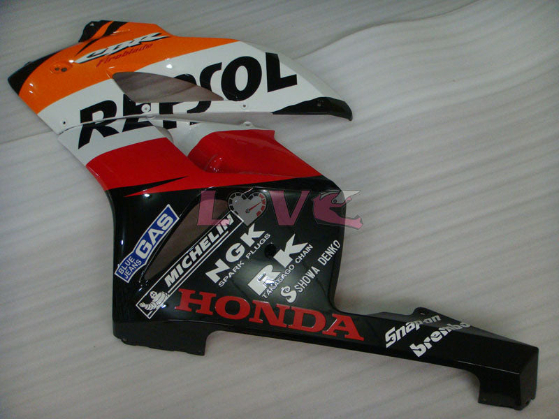 Repsol - Orange Black Fairings and Bodywork For 2004-2005 CBR1000RR #LF7293