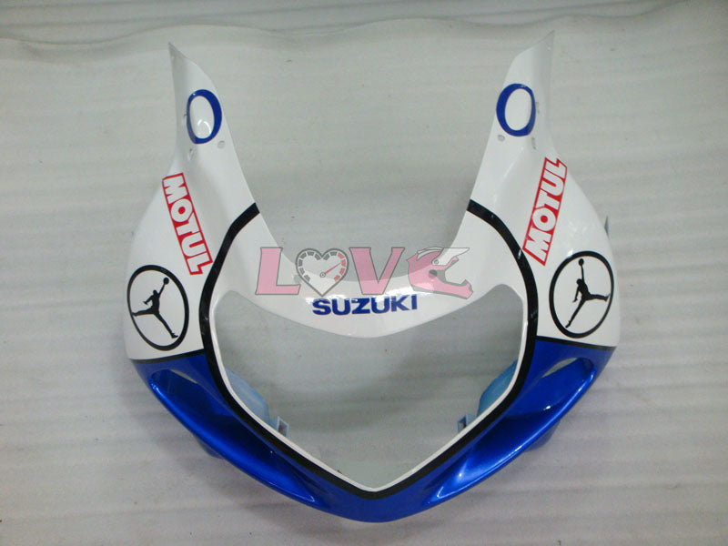 Jordan - Blue White Fairings and Bodywork For 2000-2003 GSX-R750 #LF6775
