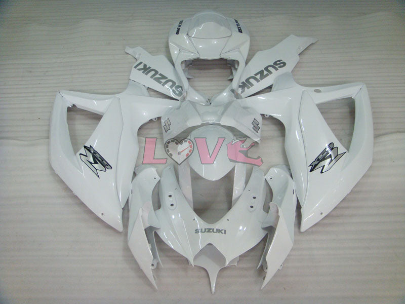 Factory Style - White Fairings and Bodywork For 2008-2010 GSX-R600 #LF3981