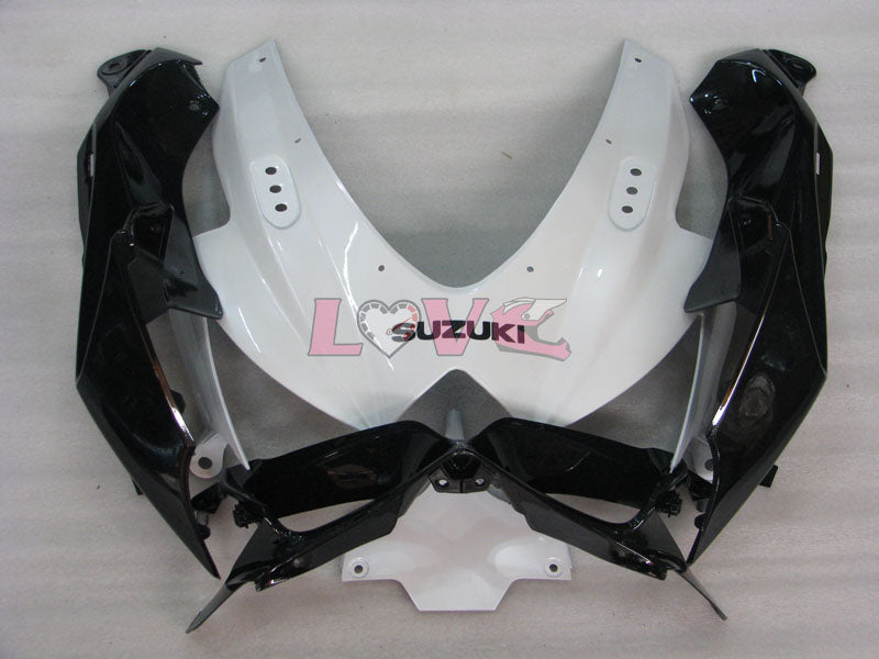 Factory Style - White Black Fairings and Bodywork For 2008-2010 GSX-R750 #LF3917