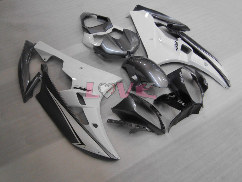 Factory Style - White Black Fairings and Bodywork For 2006-2007 YZF-R6 #LF6887
