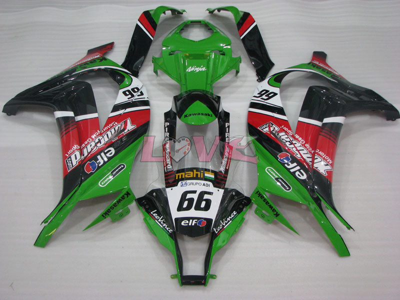 Factory Style - Green Black Fairings and Bodywork For 2011-2015 Ninja ZX-10R #LF3245