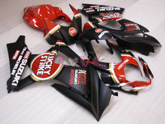 Lucky Strike - Red Black Fairings and Bodywork For 2007-2008 GSX-R1000 #LF3839