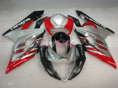 Factory Style - Red Silver Fairings and Bodywork For 2005-2006 GSX-R1000 #LF3847