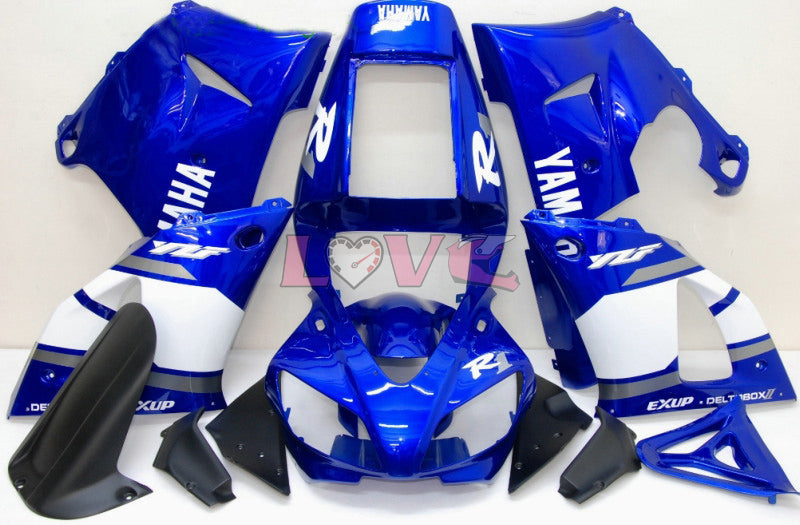 Factory Style - Blue White Fairings and Bodywork For 1998-1999 YZF-R1 #LF3573