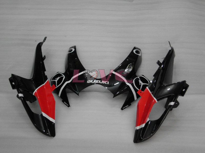 Jordan - Red Black Fairings and Bodywork For 2006-2007 GSX-R750 #LF6538