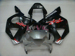 Factory Style - Black Silver Fairings and Bodywork For 2002-2003 CBR954RR #LF4477