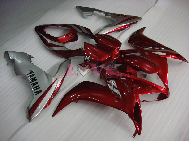 Factory Style - Red Grey Fairings and Bodywork For 2004-2006 YZF-R1 #LF3707