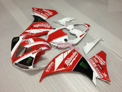 Monster - Red White Fairings and Bodywork For 2009-2011 YZF-R1 #LF3642