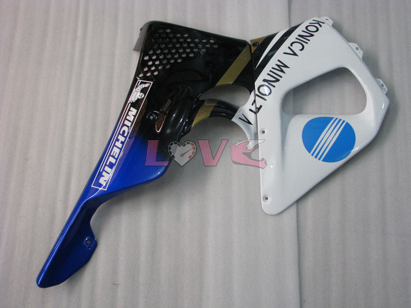 Konica Minolta - Blue White Black Fairings and Bodywork For 1994-1995 CBR900RR #LF3019