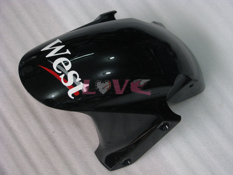West - White Black Fairings and Bodywork For 2003-2004 CBR600RR #LF4450