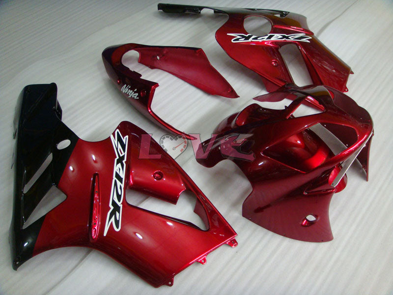 Factory Style - Red Black Fairings and Bodywork For 2002-2005 NINJA ZX-12R #LF4844