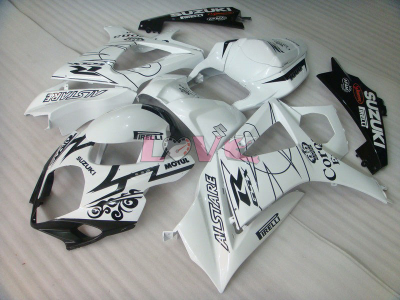 Corona MOTUL - White Black Fairings and Bodywork For 2007-2008 GSX-R1000 #LF5785