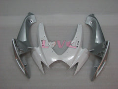 Factory Style - White Silver Fairings and Bodywork For 2006-2007 GSX-R600 #LF4050