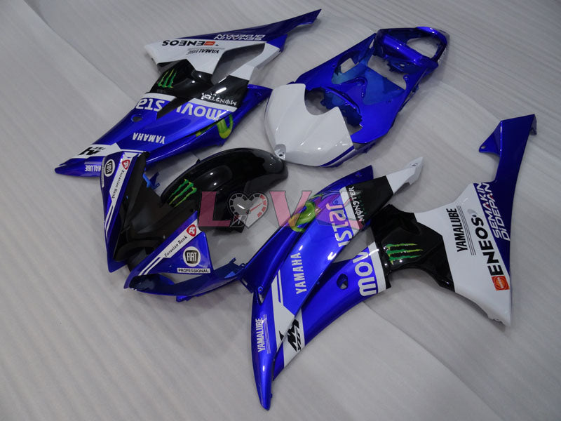 Monster - Blue White Black Fairings and Bodywork For 2008-2016 YZF-R6 #LF3430
